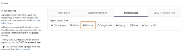 GitLab 导入仓库