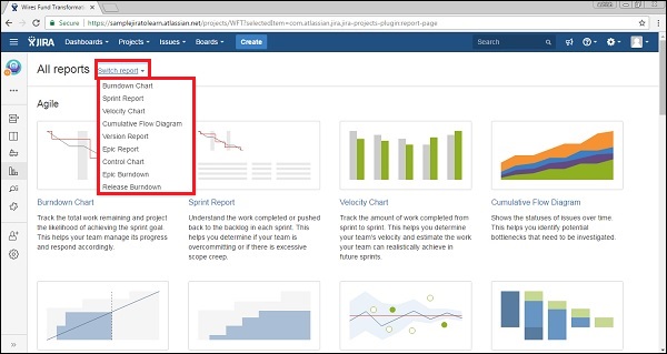 JIRA 报告