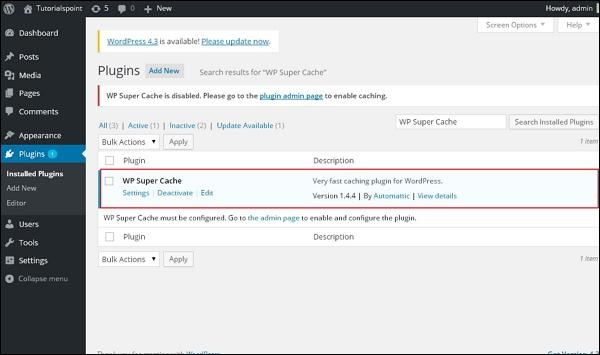 WordPress 插件设置