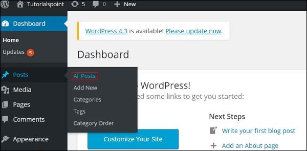 WordPress 编辑文章