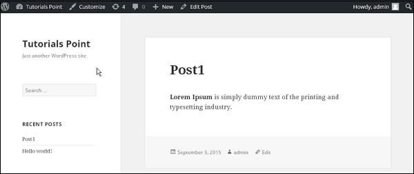 WordPress 预览文章