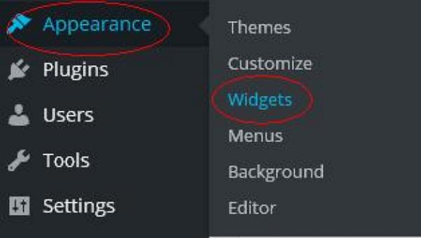 WordPress 小工具管理