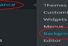 WordPress 背景|极客教程