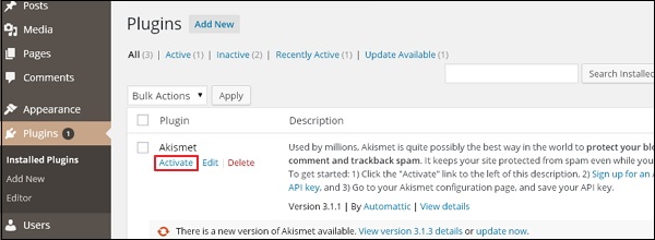 WordPress 垃圾邮件保护