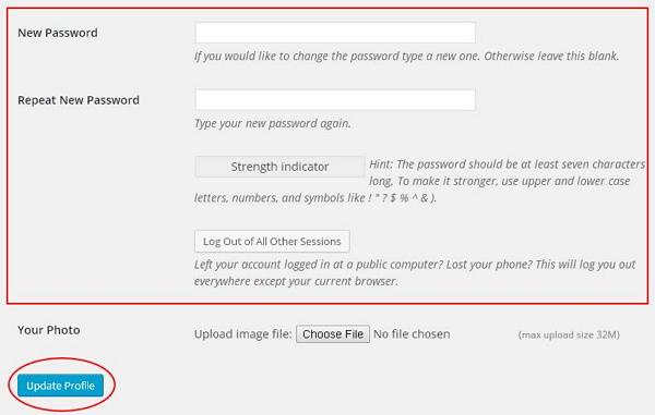 WordPress 重设密码