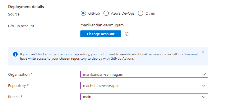 如何使用Azure Static Web Apps部署React应用程序