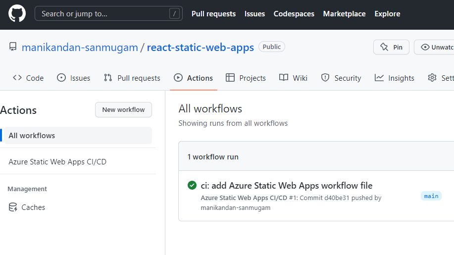 如何使用Azure Static Web Apps部署React应用程序