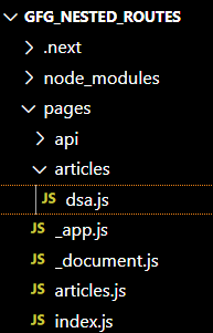 Next.js 嵌套路由