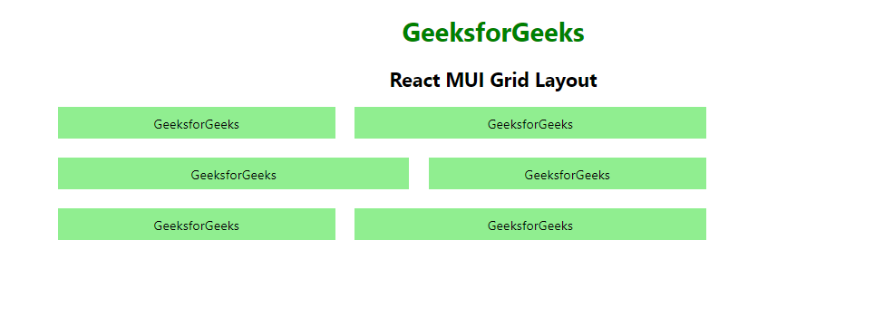 React MUI 网格布局