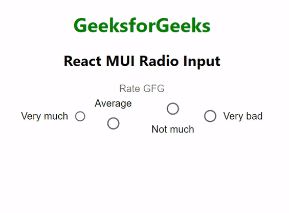 React MUI单选框输入