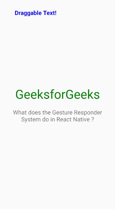 在React Native中，Gesture Responder System的作用是什么