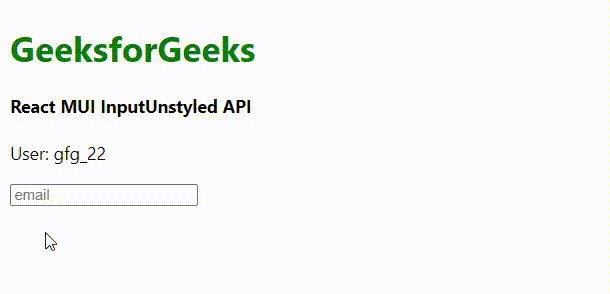 React MUI InputUnstyled API