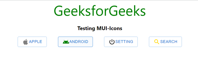 React MUI Material Icons