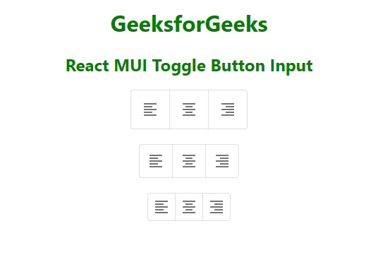 React MUI 切换按钮输入