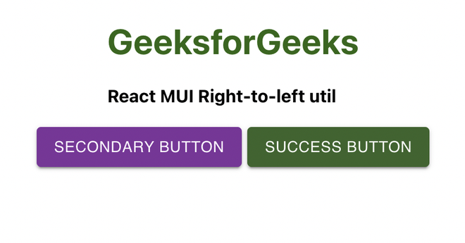 React MUI 从右到左