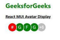 React MUI Avatar组件