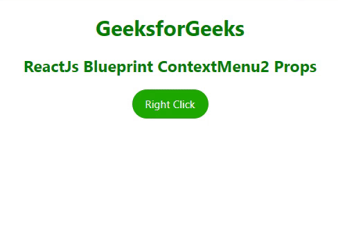 React.js 蓝图 ContextMenu2 Props