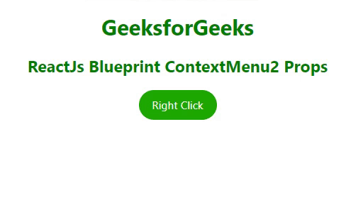 React.js 蓝图 ContextMenu2 Props