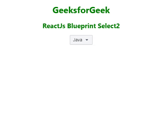 React.js Blueprint Select2 Props接口