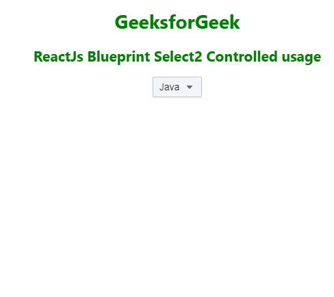 React.js蓝图 Select2受控用法