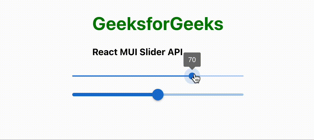 React MUI 滑块输入