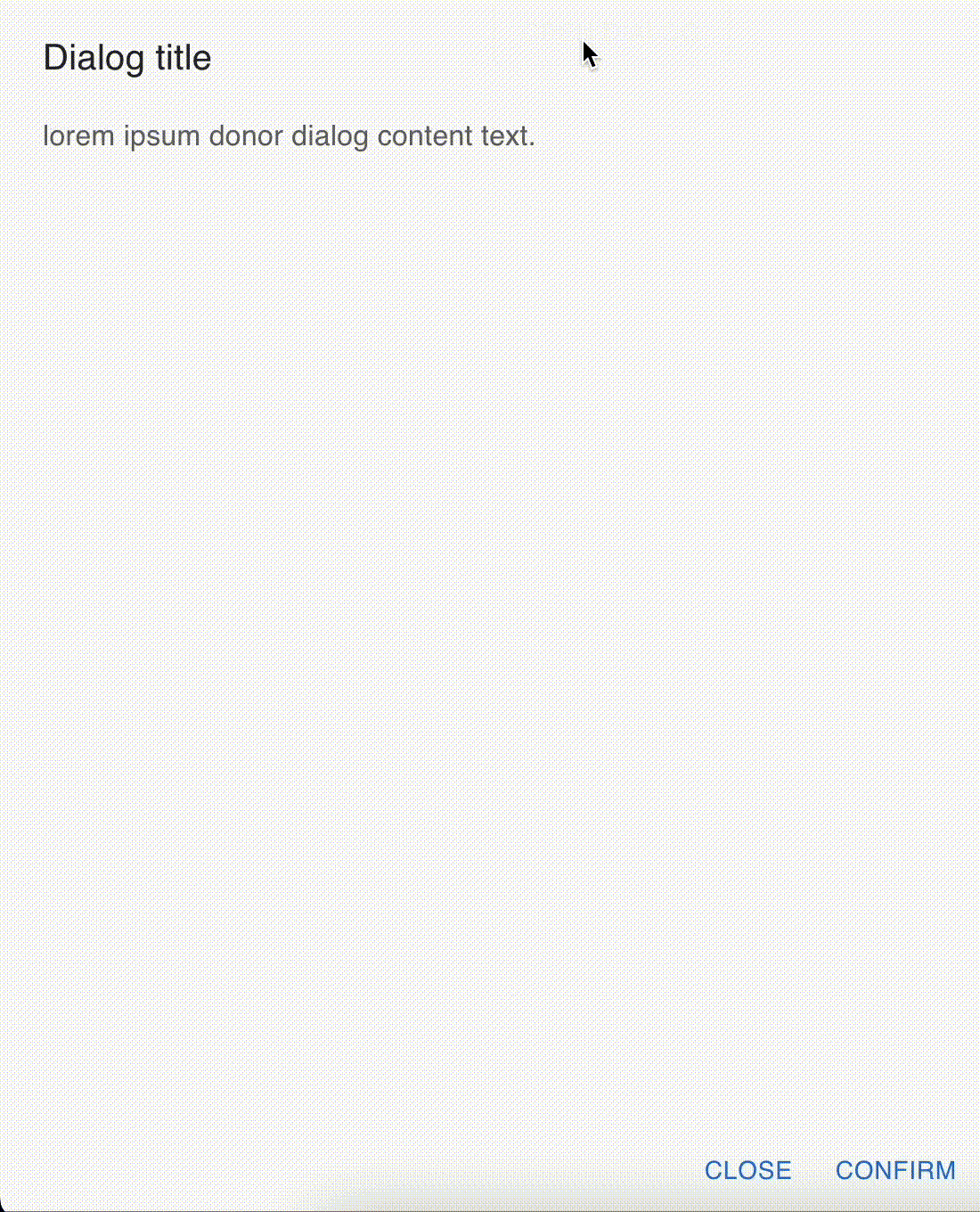 React MUI DialogContentText API