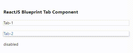 React.js Blueprint组件标签