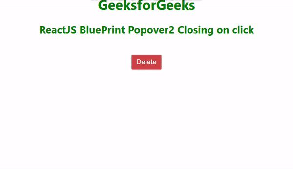 React.js Blueprint Popover2 点击关闭