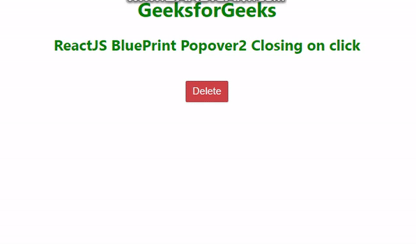 React.js Blueprint Popover2 点击关闭