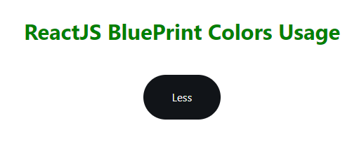 React.js Blueprint 颜色使用