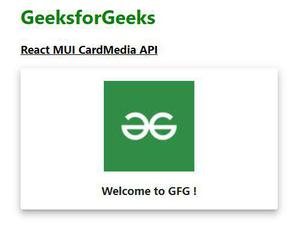 React MUI CardMedia API
