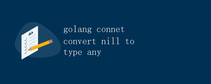 Golang中的类型转换问题: 将nil转换为其他类型