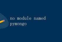 什么是pymongo|极客教程