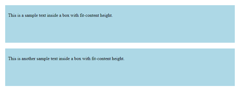 CSS height fit-content