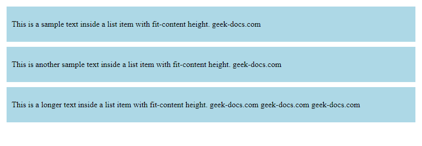 CSS height fit-content