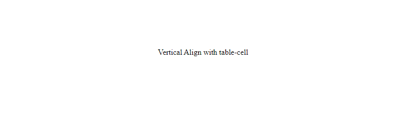 CSS vertical-align垂直居中