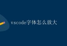 vscode字体怎么放大|极客教程