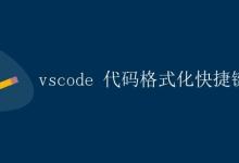 Visual Studio Code代码格式化快捷键|极客教程