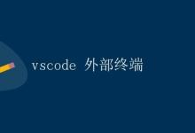 vscode 外部终端|极客教程