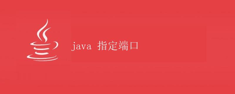 Java指定端口