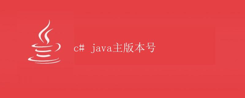 C# Java主版本号