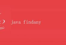 Java findAny方法详解|极客教程