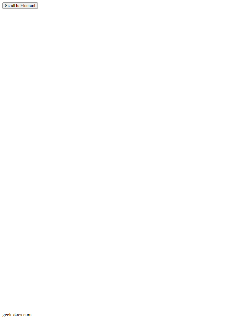 JavaScript滚动到指定元素位置