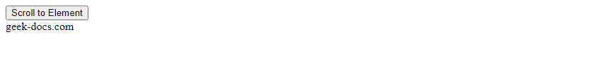 JavaScript滚动到指定元素位置