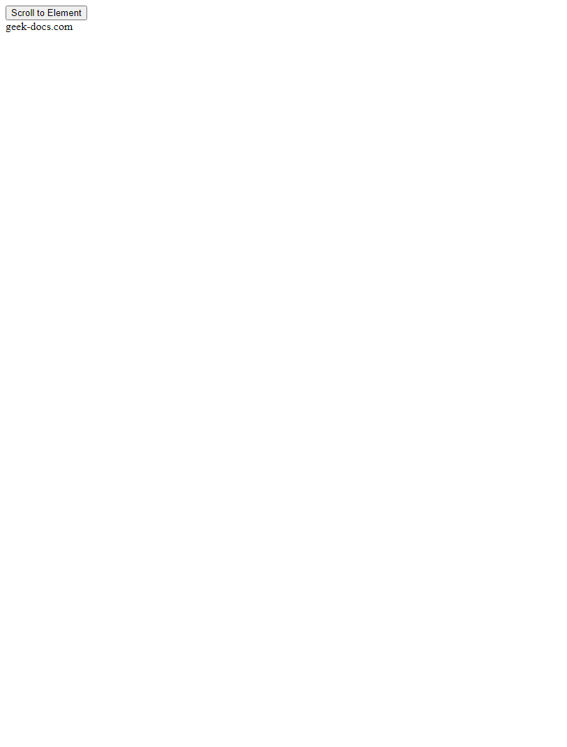 JavaScript滚动到指定元素位置