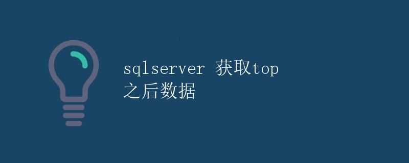 SQL Server获取TOP之后的数据