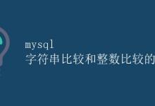 MySQL字符串比较和整数比较的性能差异|极客教程