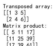 Python list转numpy