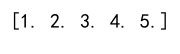 Python list转numpy