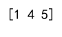 NumPy array删除元素